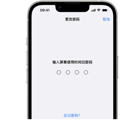 沙洋iPhone屏幕维修分享iPhone屏幕使用时间密码忘记了怎么办 