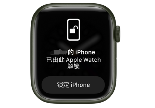 沙洋苹果手机维修分享用 AppleWatch 解锁配备面容 ID 的 iPhone方法 