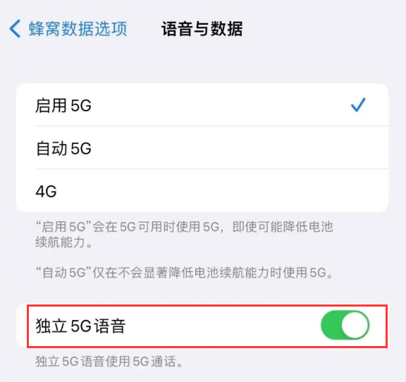 沙洋苹果14维修分享iPhone 14 Pro如何开启VoNR 