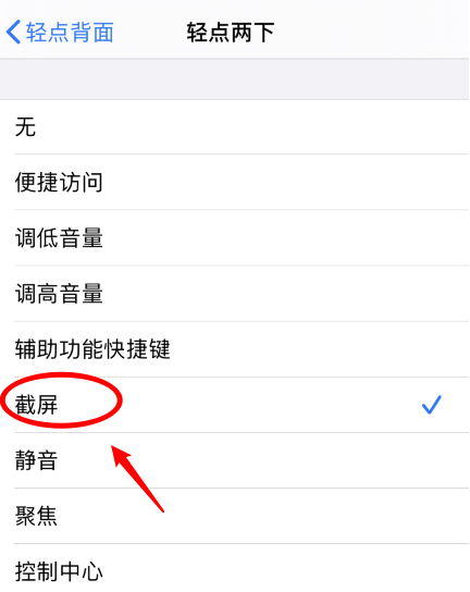 沙洋苹果手机维修分享iPhone12如何启用双击截屏 